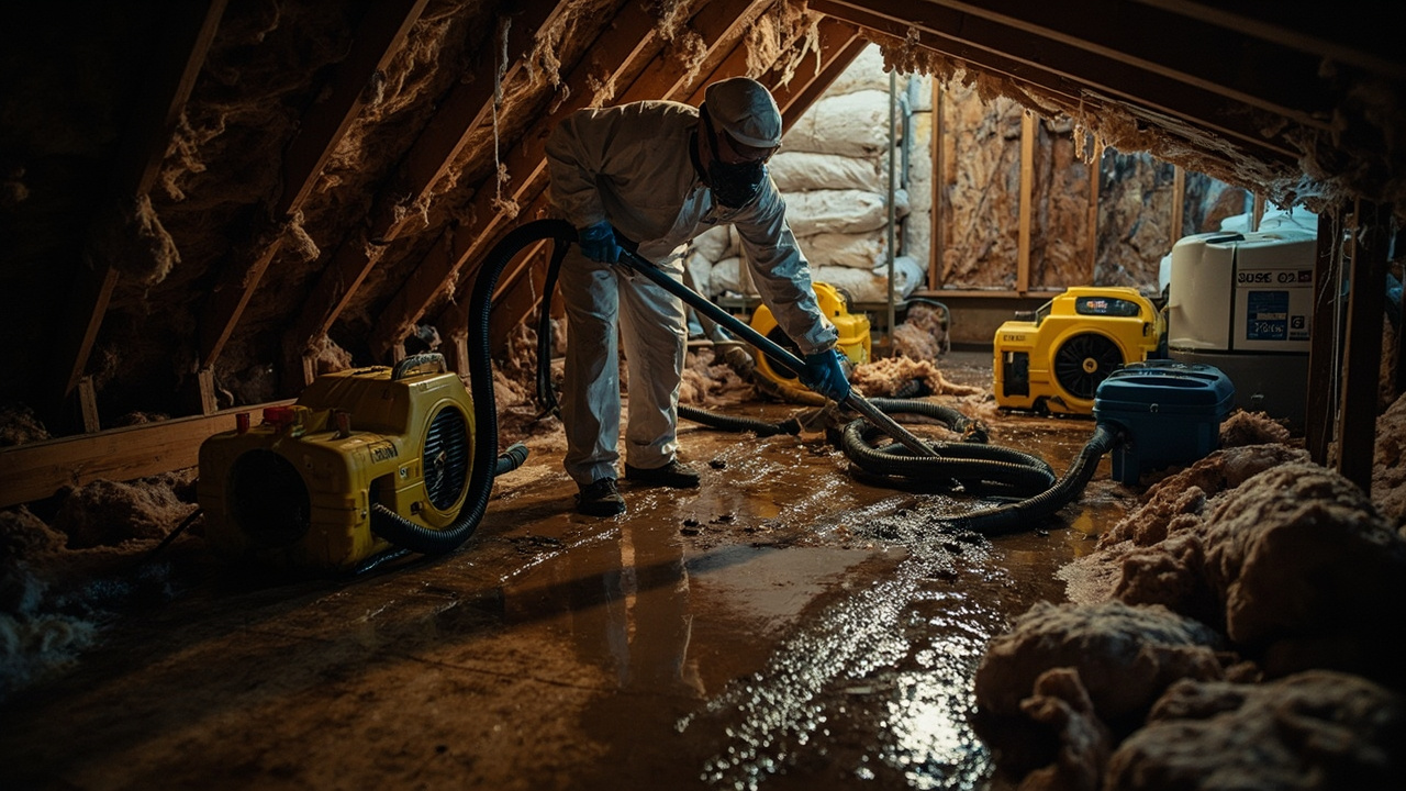 Our Technical Approach to Attic Water Damage Repair