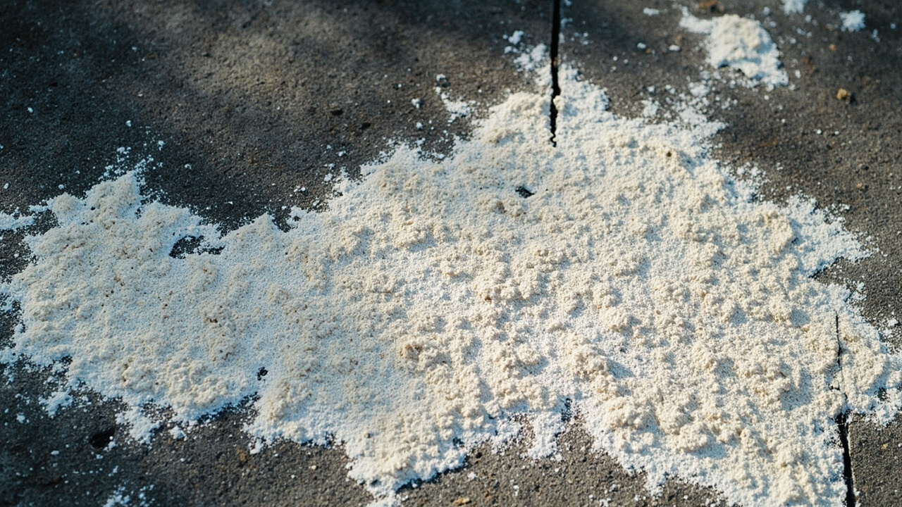 Why White Residue on Concrete Signals a Hidden Moisture Problem in Los Angeles