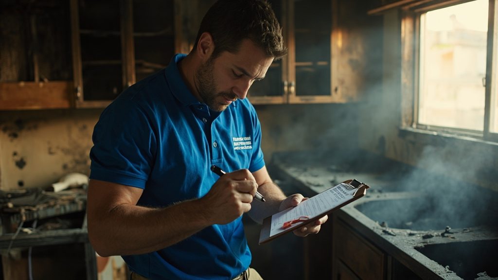 Fire Damage Safety Checklist in Los Angeles CA 90012