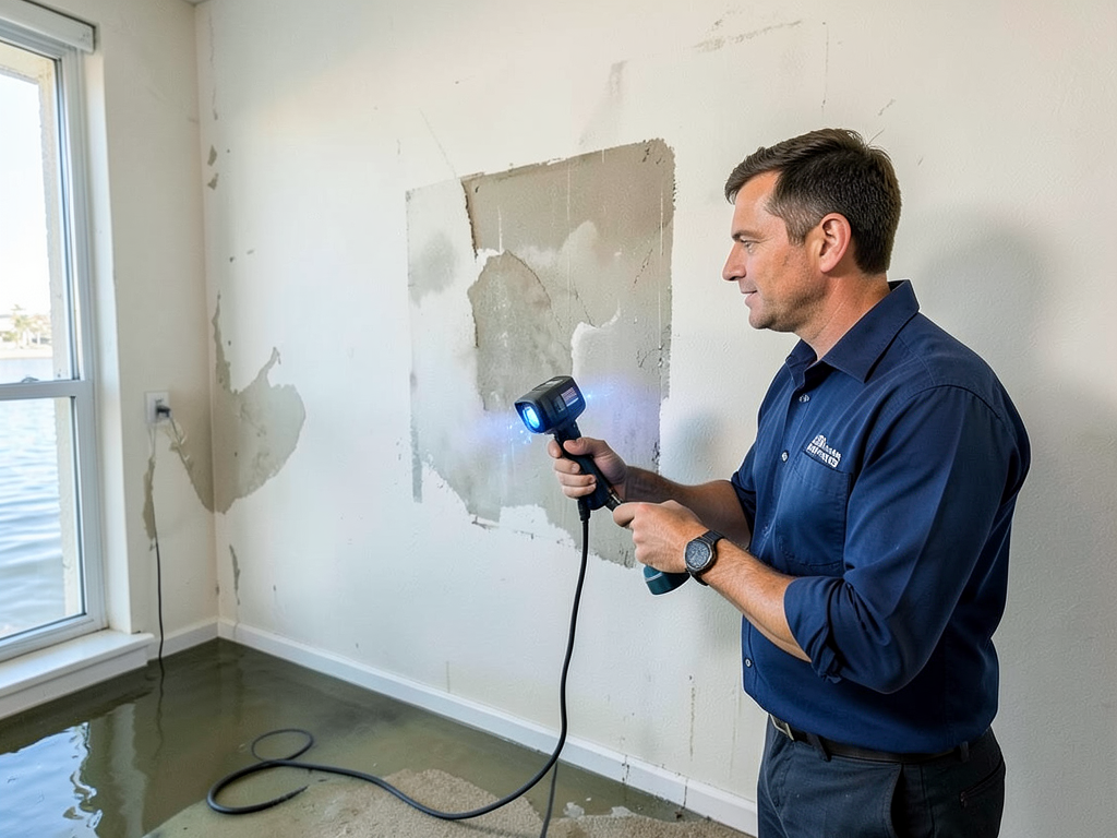 Dealing with a flooded ground floor apartment in m