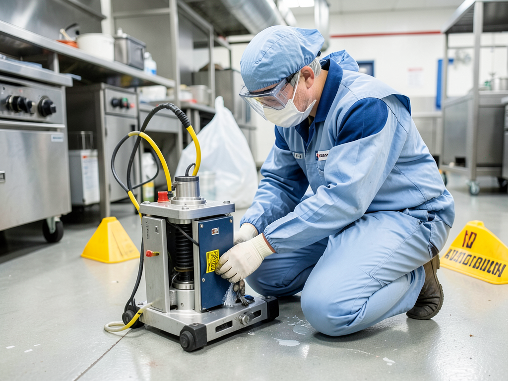 Fast action for commercial kitchen drain backups i