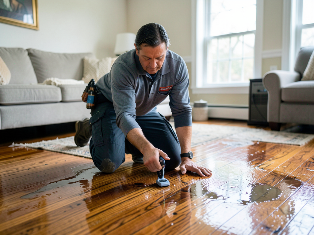 How to get help fast for a flooded living room in