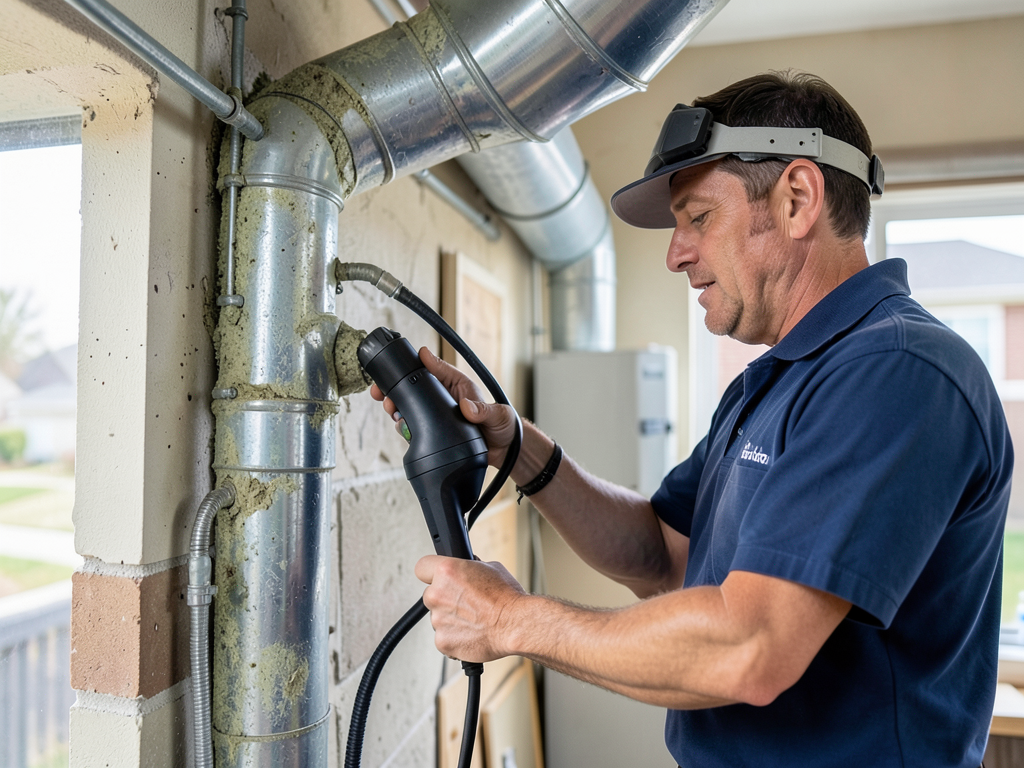 How to tell if there is mold growing in the hvac d