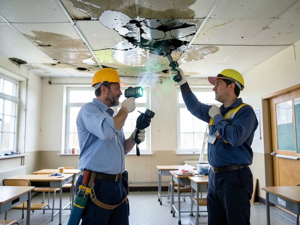 Keeping students safe from mold after a water leak
