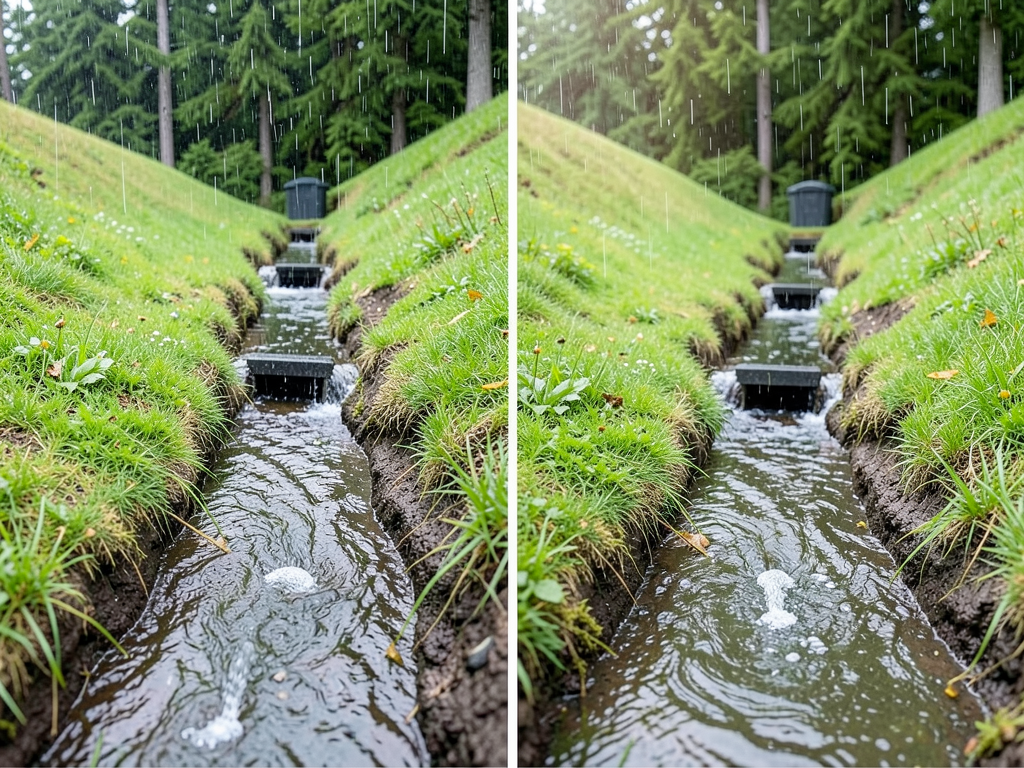 Solving the unique yard drainage and mud issues for hillside homes in Montecito Heights