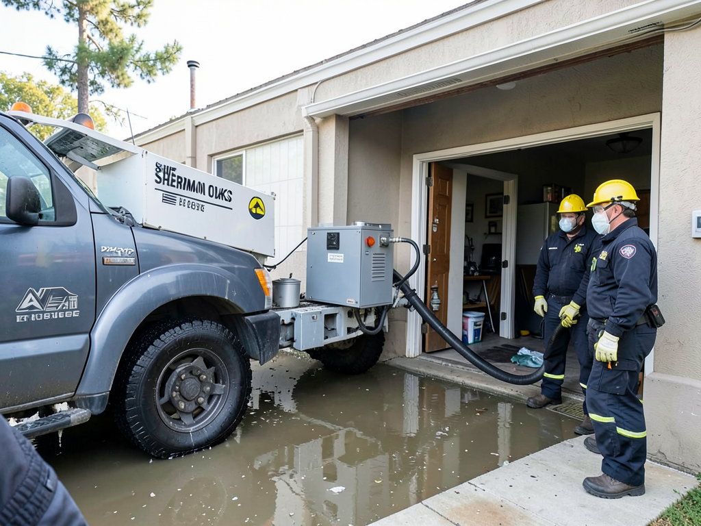 The best way to handle basement flooding in sherma