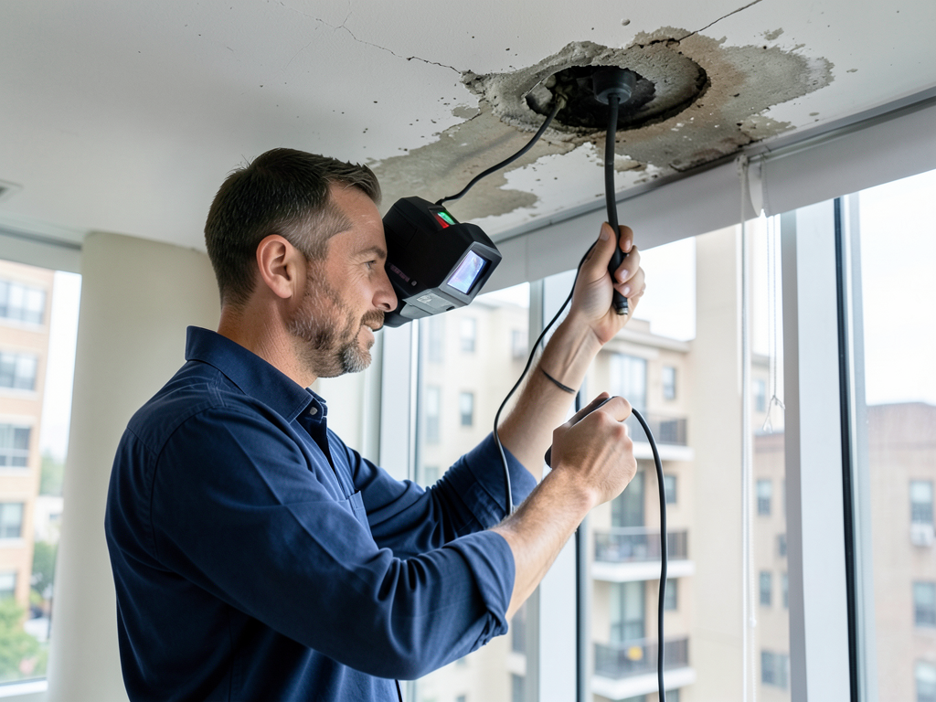 What to do when you spot a ceiling leak in your mi