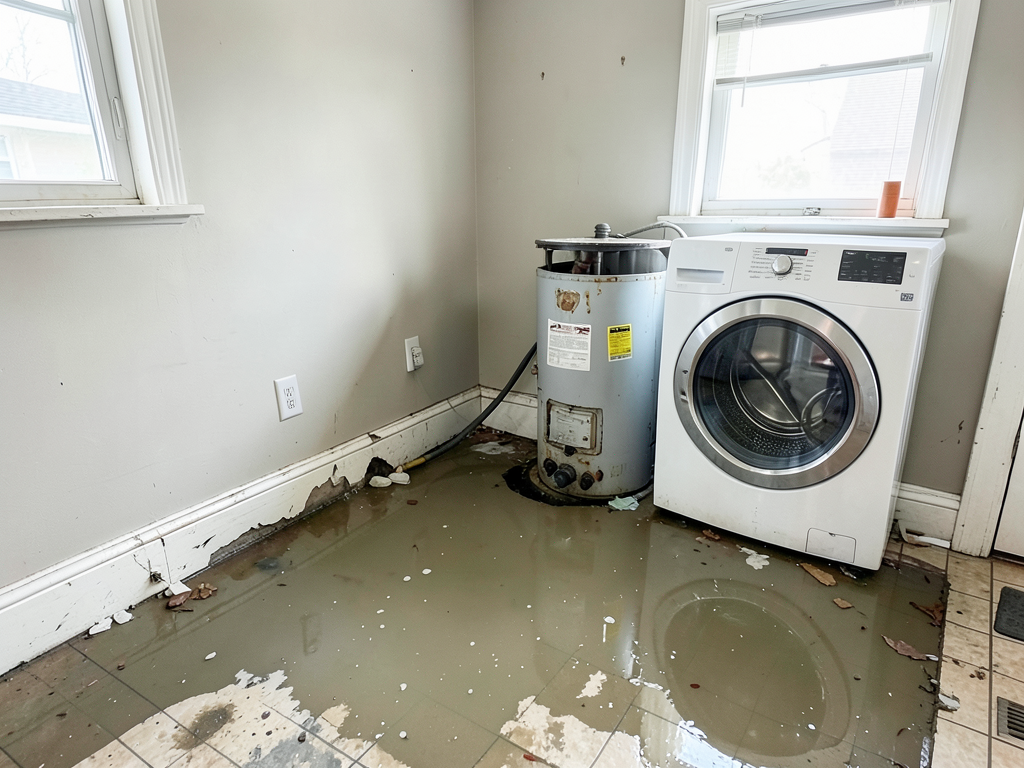 What to Do When Your Wilmington Water Heater Floods Your Laundry Room