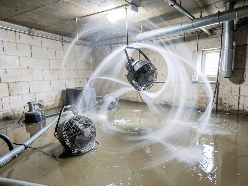 Why Household Fans Are Not Enough to Dry Out a Flooded Basement in Hollywood Hills